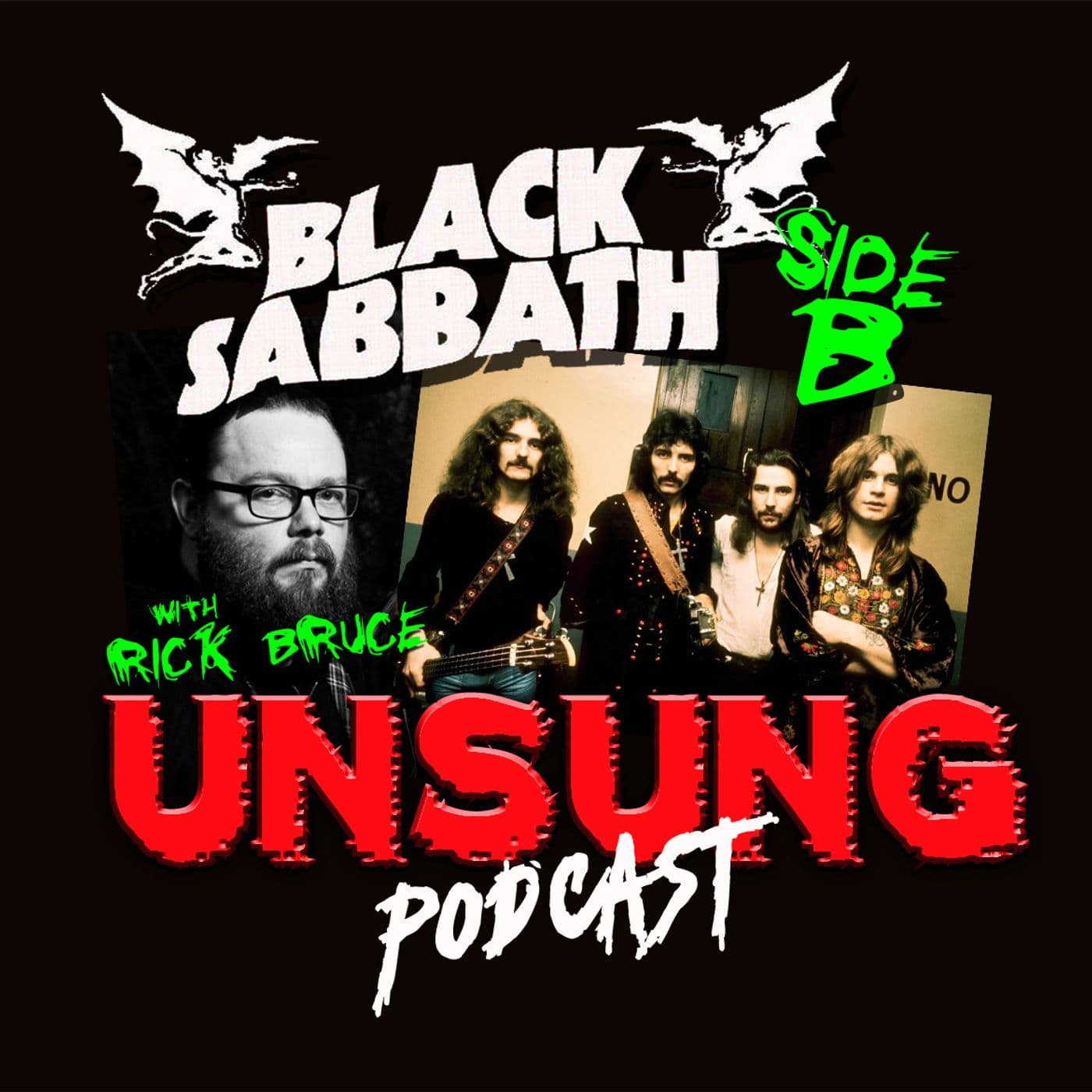 Never Say Die! by Black Sabbath w/ Rick Bruce (Moonshine Docks, Coffin Mulch) (Side B) - 348